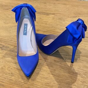 SJP by Sarah Jessica Parker Royal Blue Heels with Bow